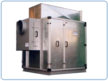 Acoustic chamber for pressure blower